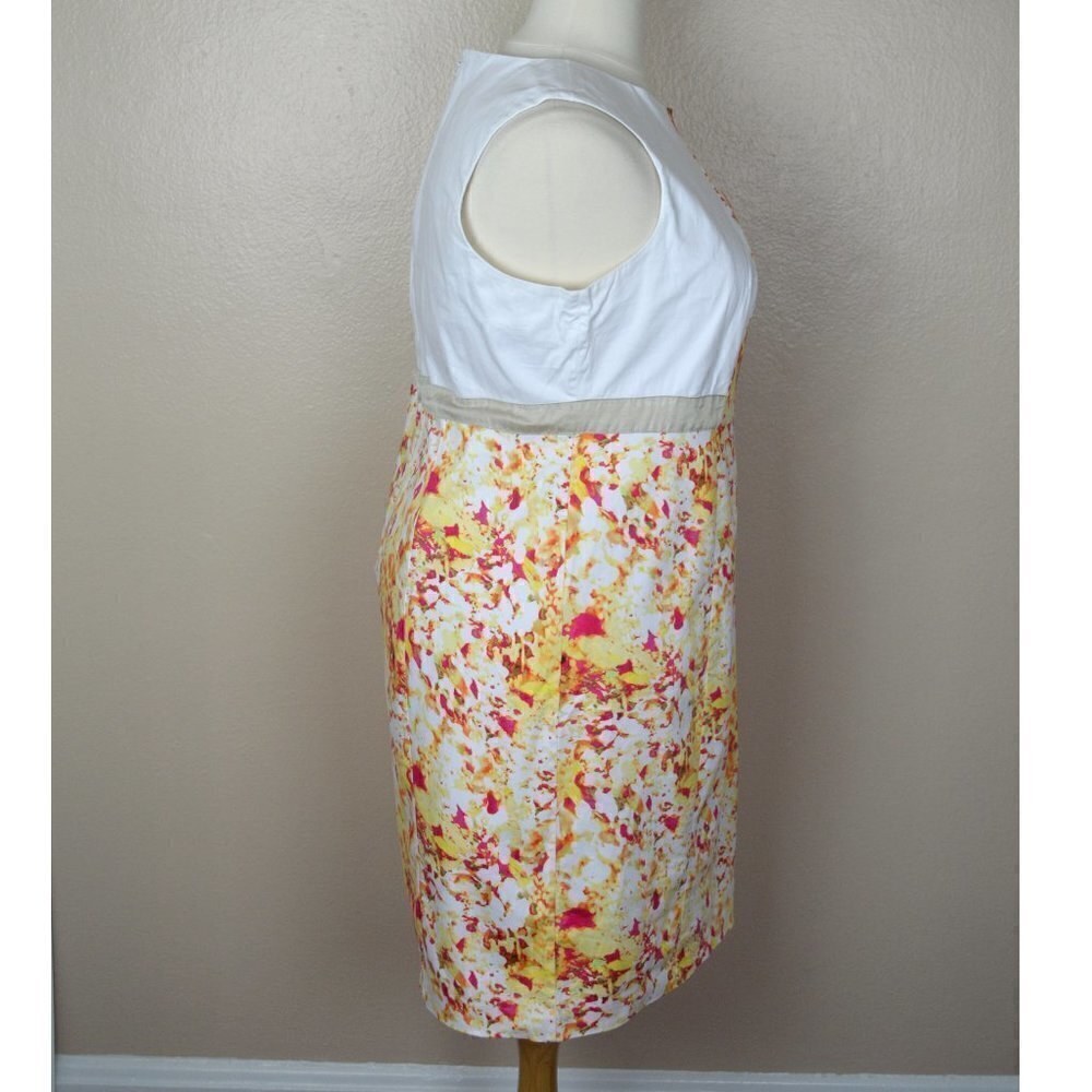 Calvin Klein Printed Color Block Sheath Dress - Picture 4 of 7